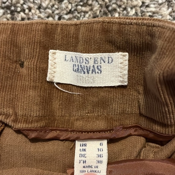 Lands End Corduroy Mini Skirt - Picture 2 of 5